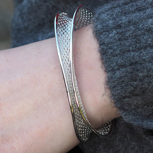 Skysail Silver Cuff Bracelet