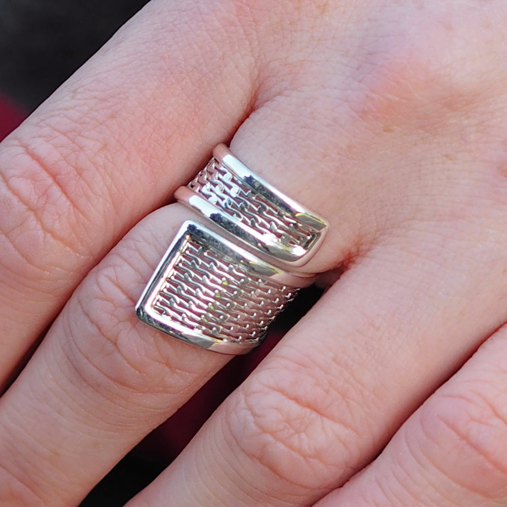 Skysail Silver Ring