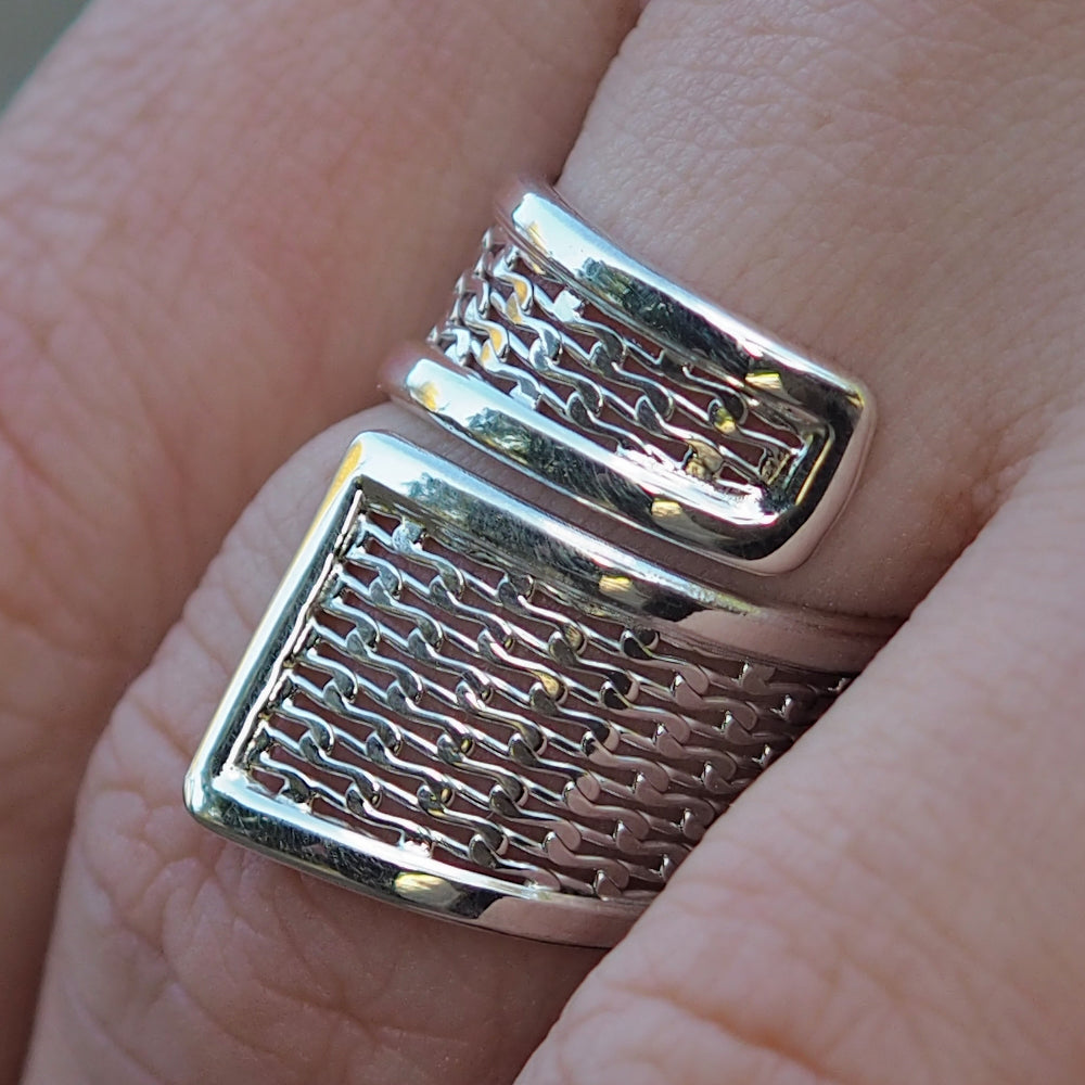 Skysail Silver Ring