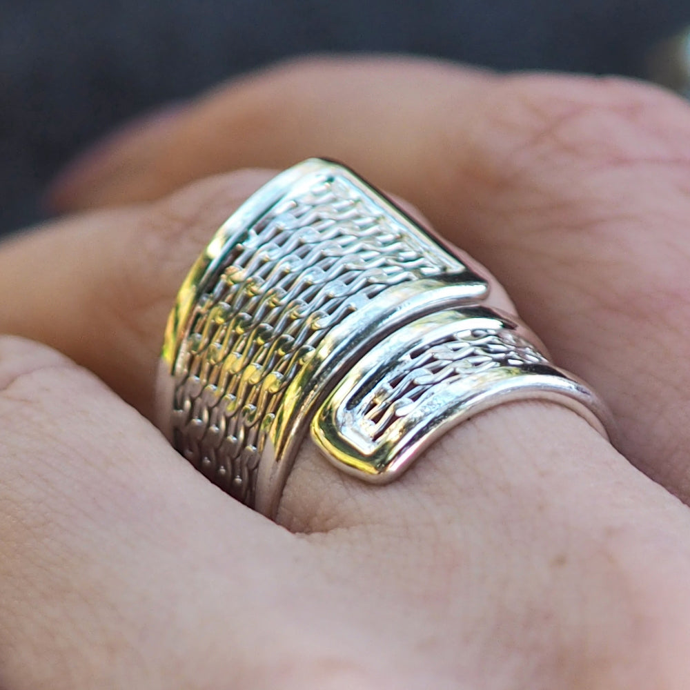 Skysail Silver Ring