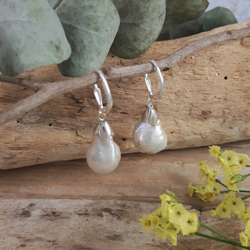 Lilith Baroque Pearl Drop Earrings