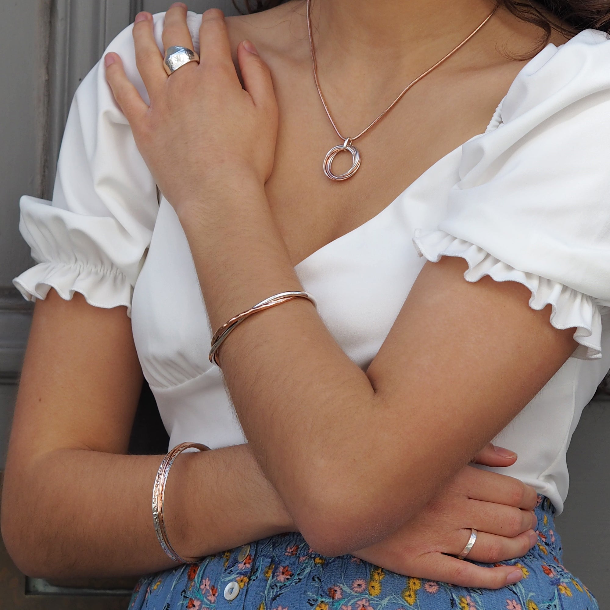 Duo Marseille Ag/Cu Bangle
