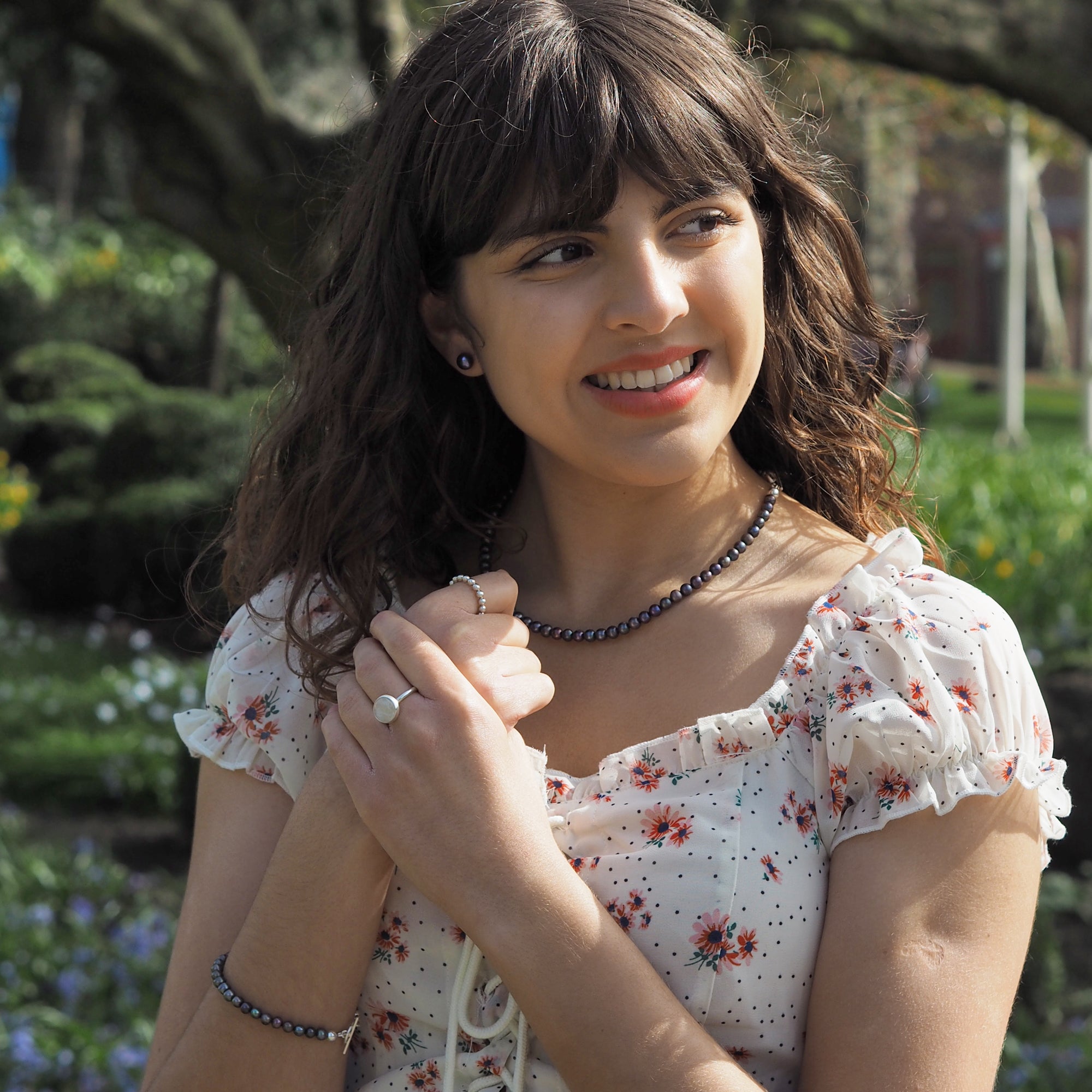 Mary Grey Pearl Necklace