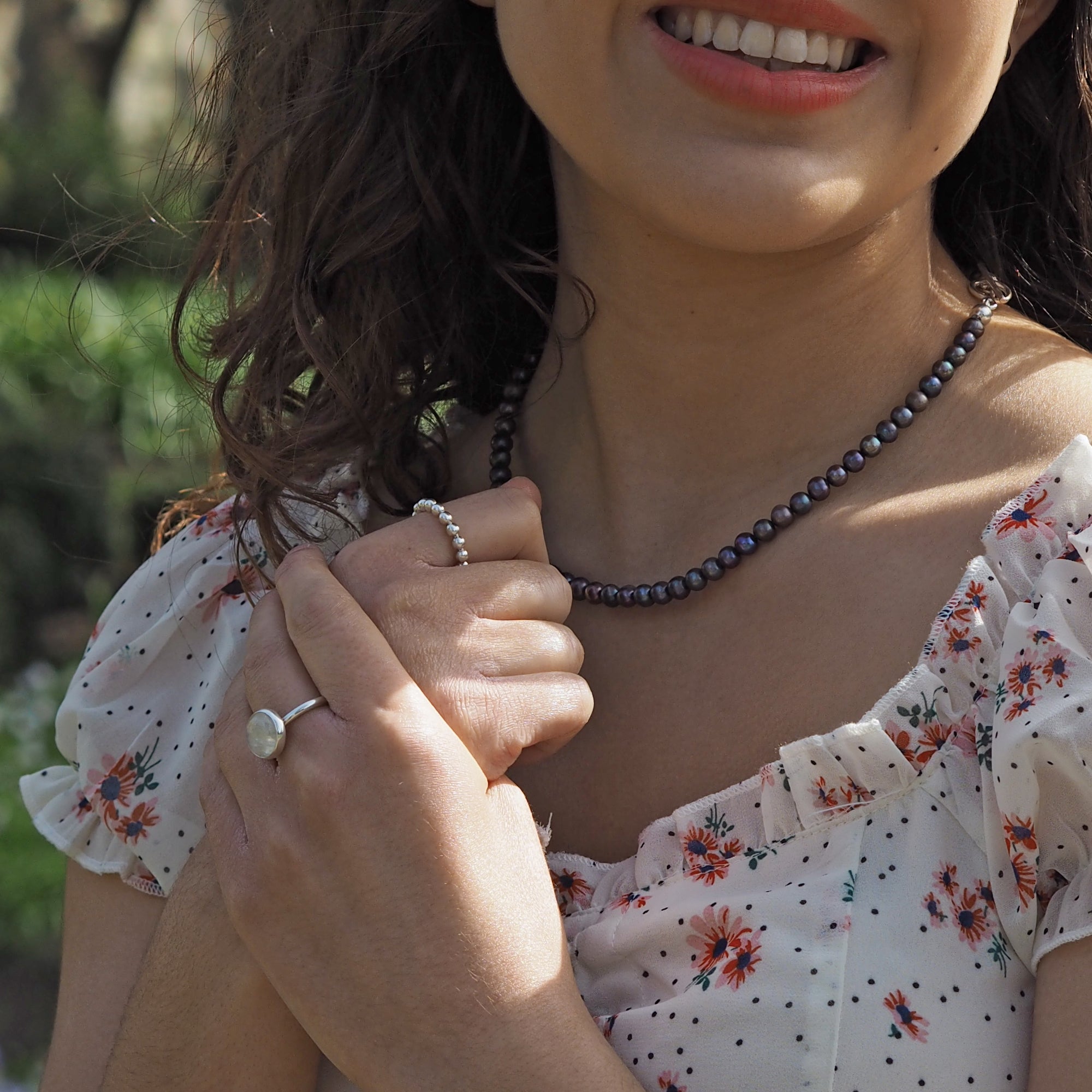 Mary Grey Pearl Necklace