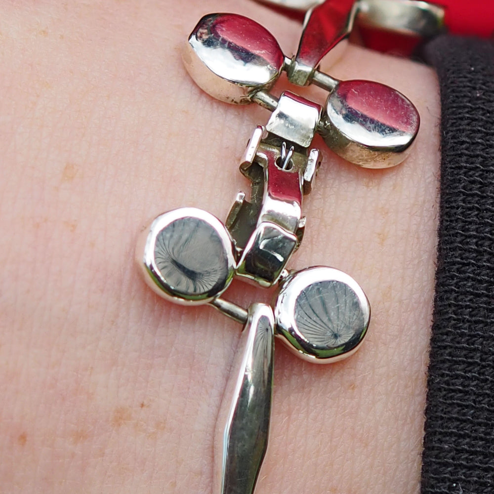 Mistletoe Silver Link Bracelet