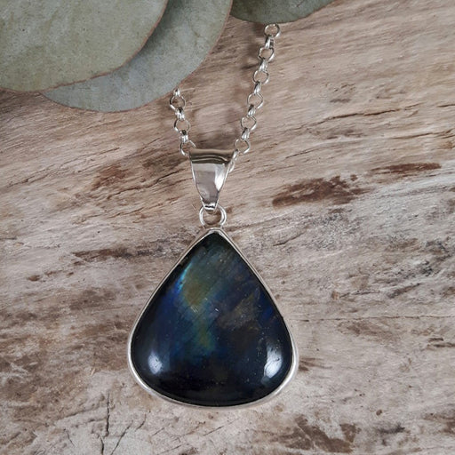 Monet Labradorite L Teardrop Pendant B