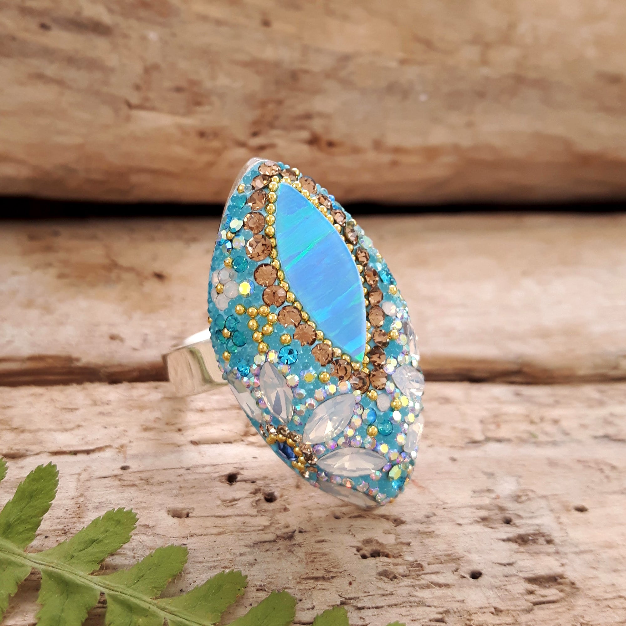 Allegra Daisy Dream TQ Adjustable Ring