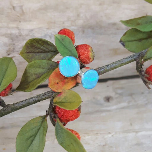 Flinder Turquoise Dotty Stud Earrings