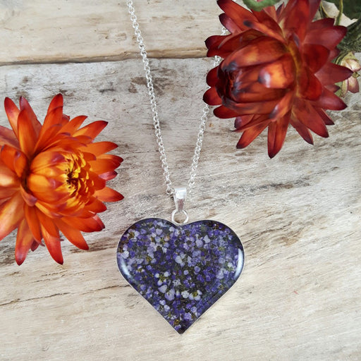 Flores Heather Heart Large Pendant