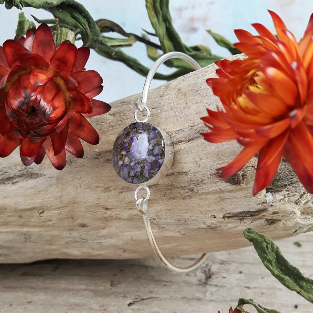 Flores Heather Round Bangle