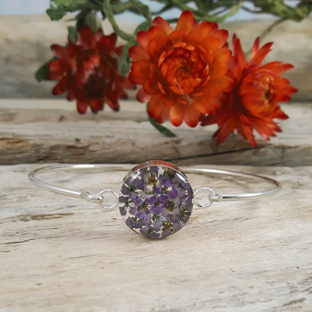 Flores Heather Round Bangle