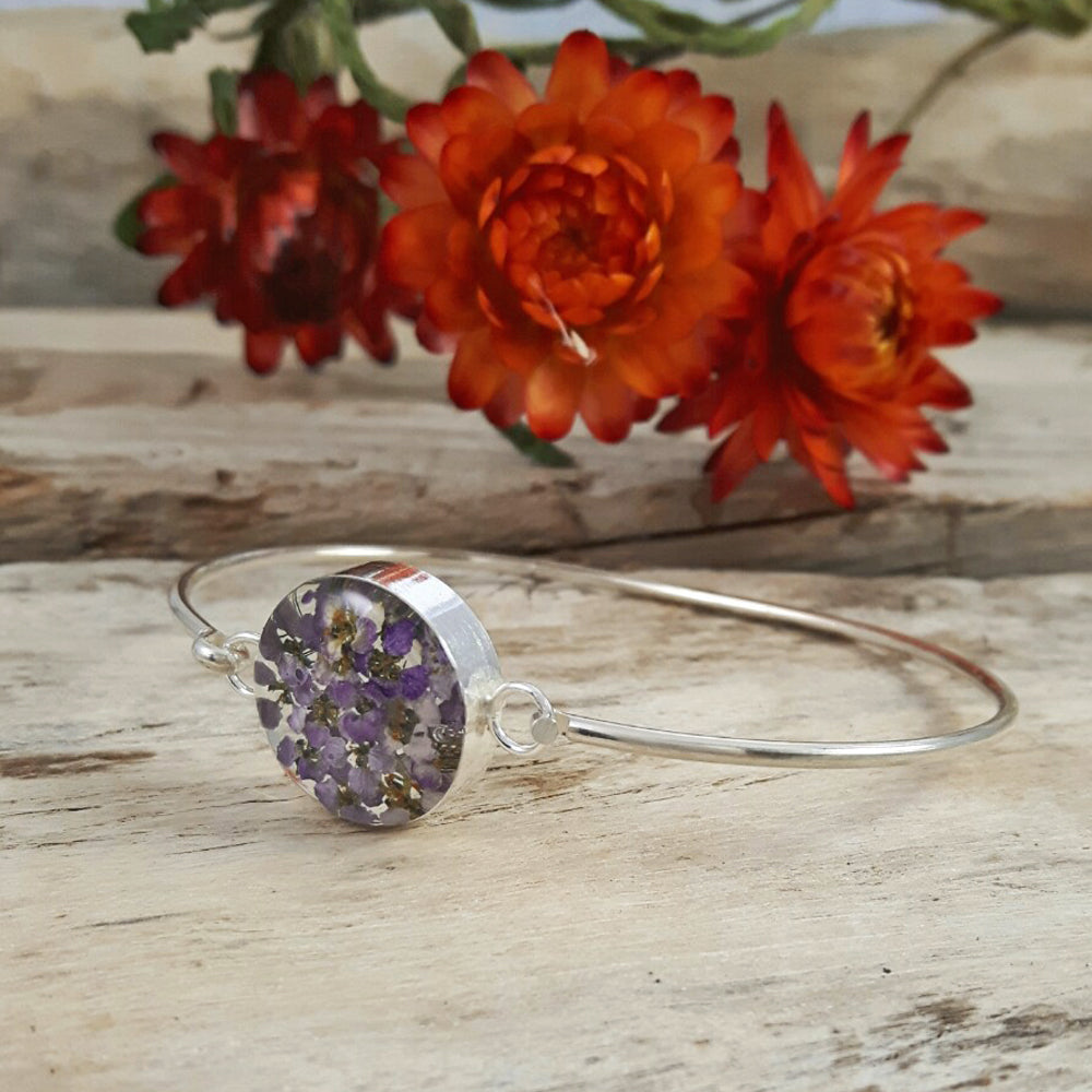 Flores Heather Round Bangle