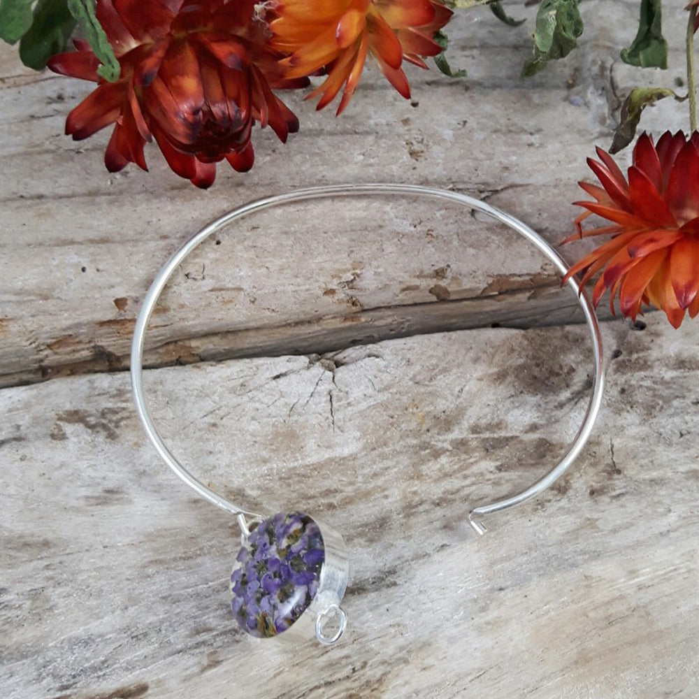 Flores Heather Round Bangle