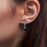 Clarissa Grey Small Pearl Stud Earring