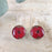 Flores Poppy Round Drop Earrings