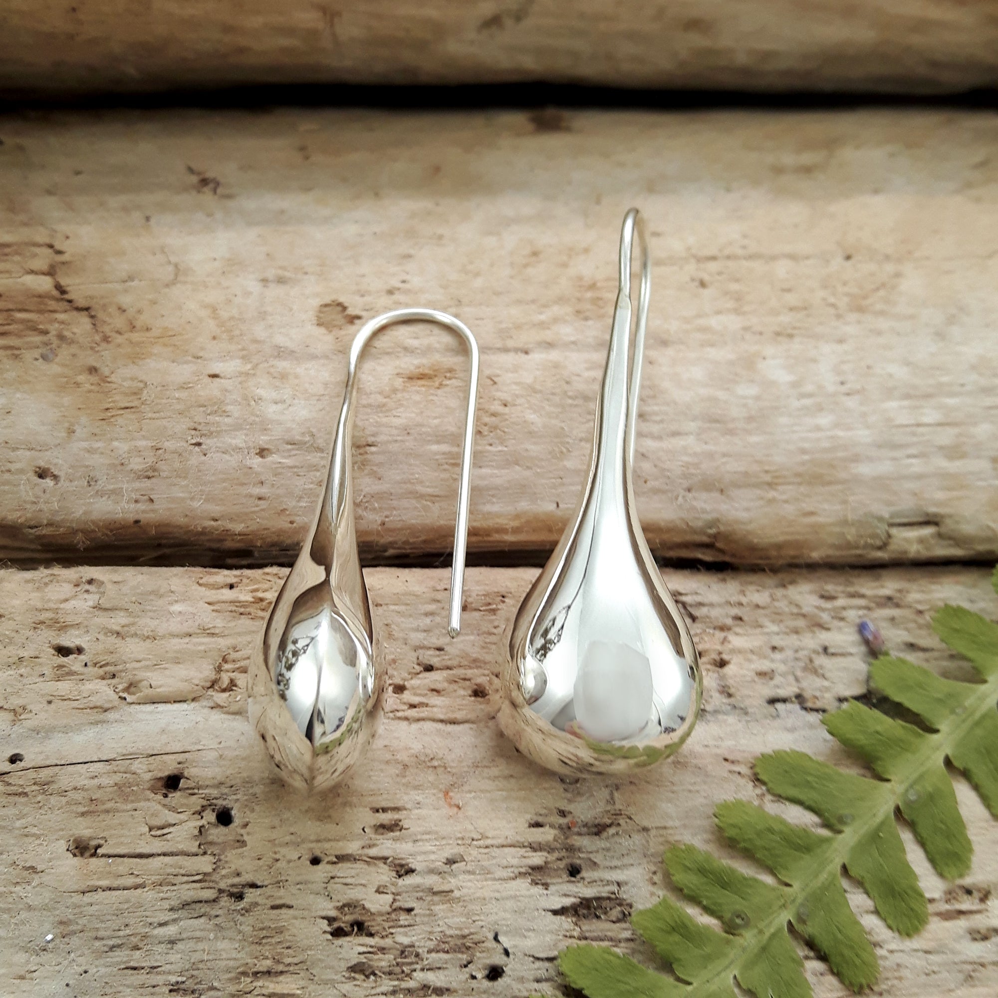 Pure Long 4cm Drop Earrings