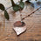Ray Leaf Polished AG/CU Pendant