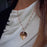 Ray Leaf Polished AG/CU Pendant
