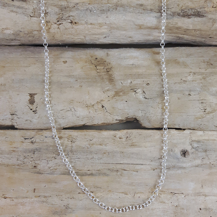Classic Rolo Heavy sterling silver chain - various lengths