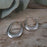 Rowena Oval Hoop Polished Silver Earrings