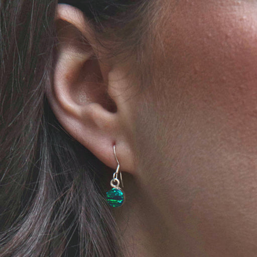 Flinder Emerald Dotty Drop Earrings