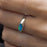 Flinder Signet Oval Turquoise Ring