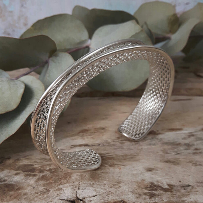 Skysail Silver Cuff Bracelet