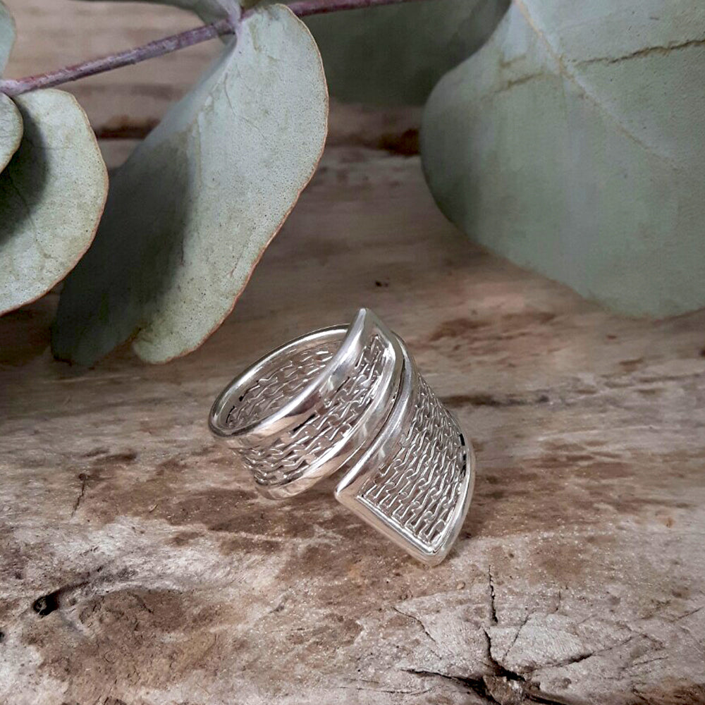 Skysail Silver Ring