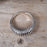Spiral Oxi Sterling Silver Ring