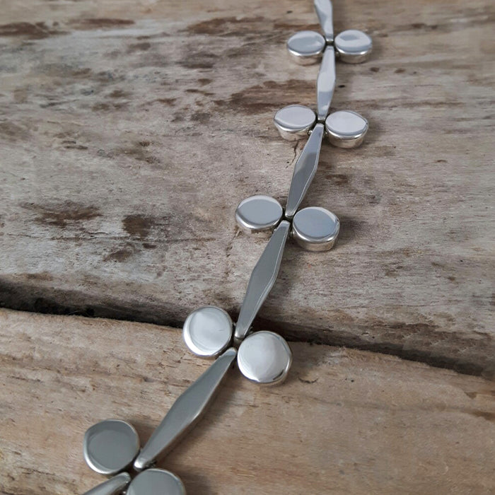 Mistletoe Silver Link Necklace