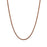 Tonda Matt Rose Gold 120 45cm Chain