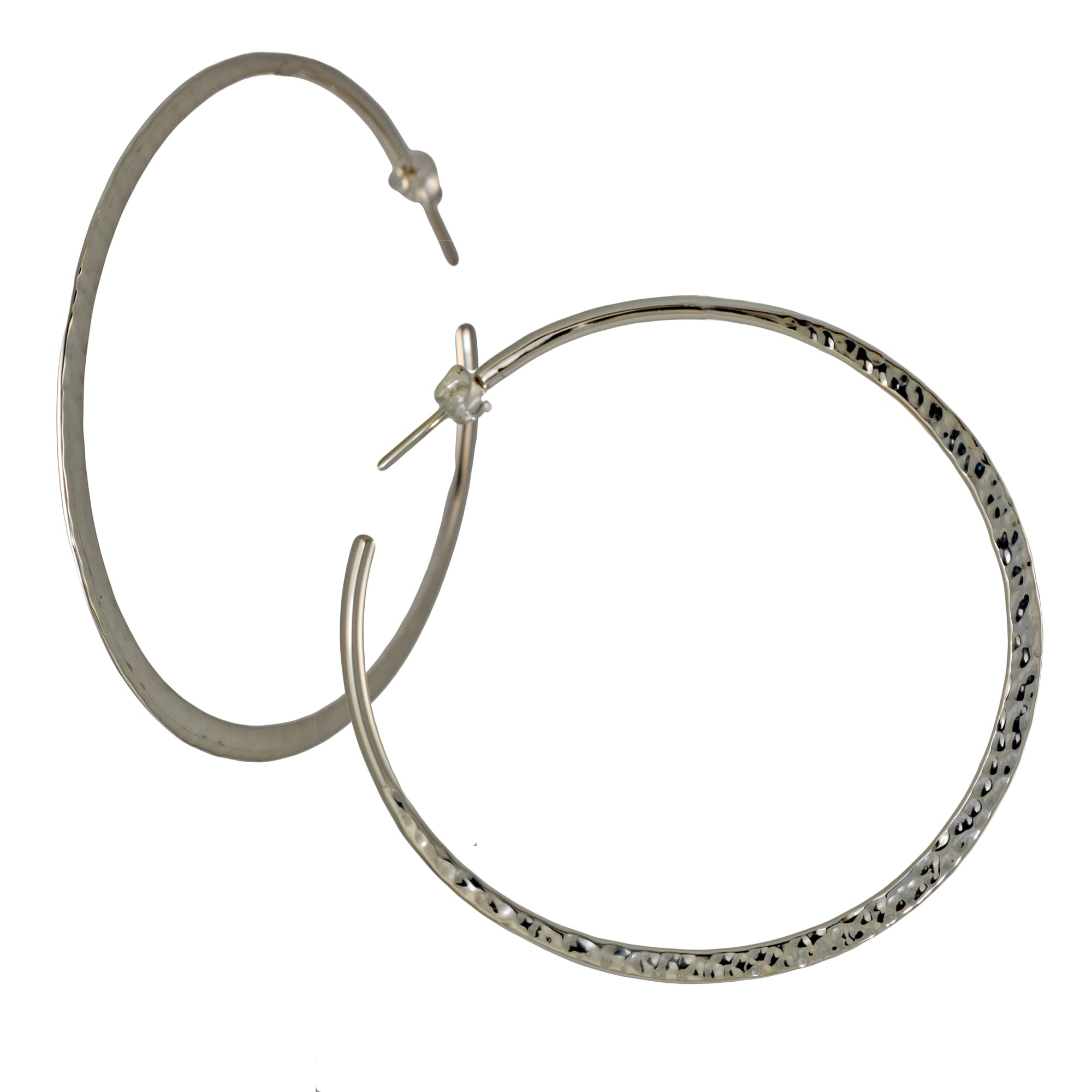 Toro 6cm Hoop Pol/Ham Earrings
