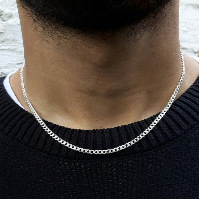 Curb Heavy 45cm Chain Necklace