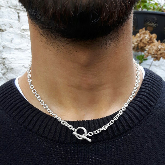 Foresta Chain T-Bar Necklace